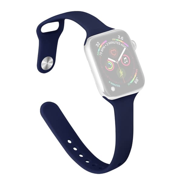 Apple Watch 41 mm / 40 mm / 38 mm slanke armbånd - Midnattsblå Blue