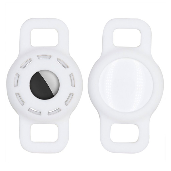 AirTags uthult silikonovertrekk - Hvit White