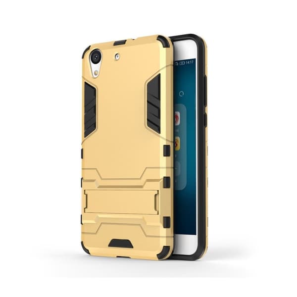 Huawei Honor 5A hybriddeksel med kickstand - Gull Gold