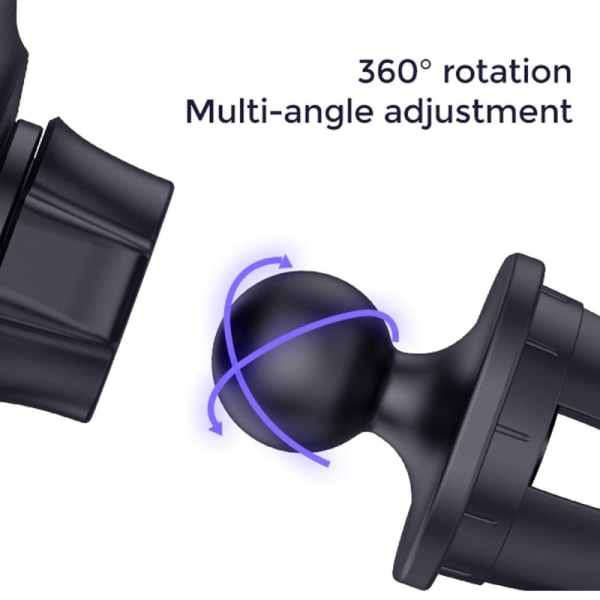 Universaali HM-C03 pyörivä N50-magneettipuhelimen magneettikiinnike Black