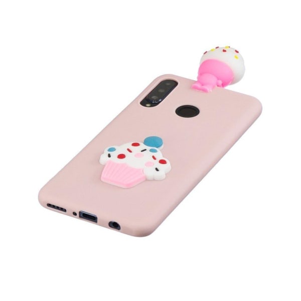 Cute 3D Huawei P30 Lite skal - Rosa Rosa