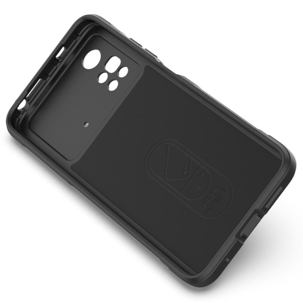 Mjukt greppformat Xiaomi Poco M4 Pro skal - Lila Lila