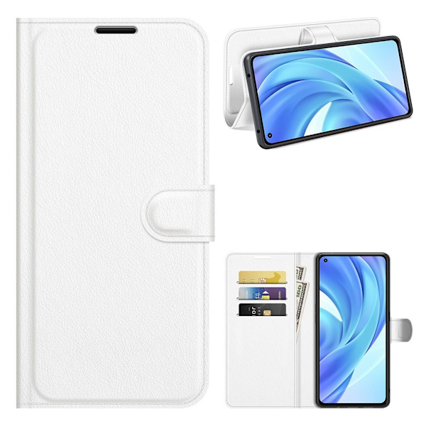 Classic Xiaomi Mi 11 Lite 5G / Mi 11 Lite Flippetui - Hvit White