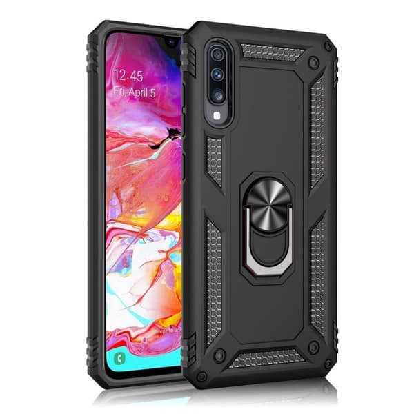 Bofink Combat Samsung Galaxy A70 kuoret - Musta Black
