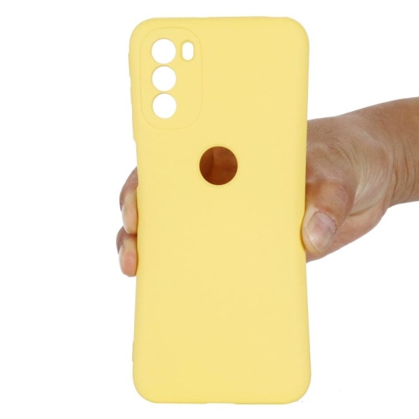 Matta nestesilikoninen kuori Motorola Moto G41 / Motorola Moto G31 - Keltainen Yellow