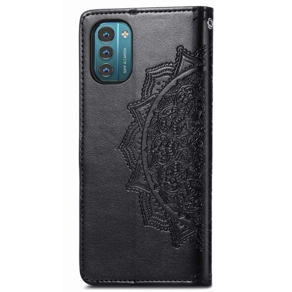 Mandala Nokia G11 / G21 Läppäkotelo - Musta Black