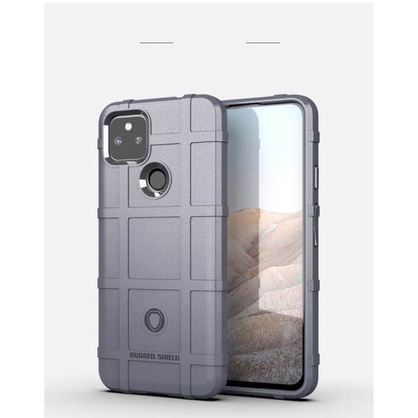 Rugged Shield Google Pixel 5a skal - Silver/Grå Silvergrå