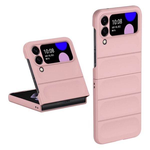 Mjukt greppformat Samsung Galaxy Z Flip4 skal - Rosa Rosa