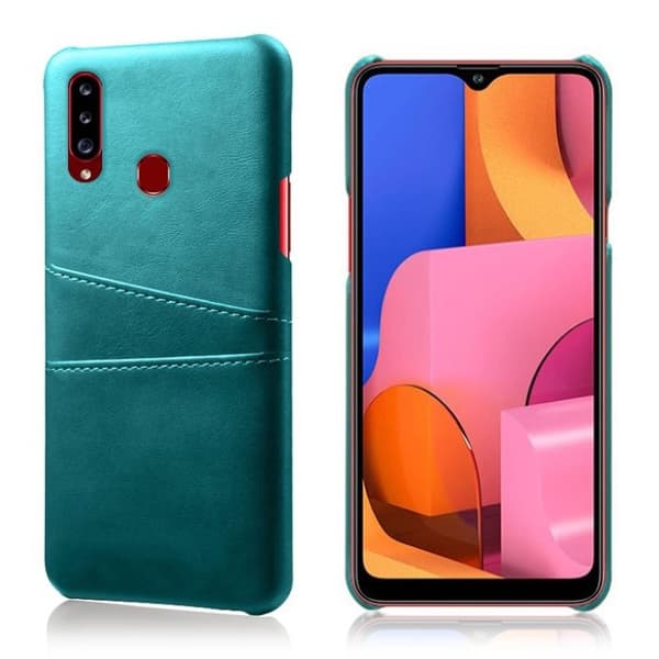 Dual Card etui - Samsung Galaxy A20s - Baby Blå Blue