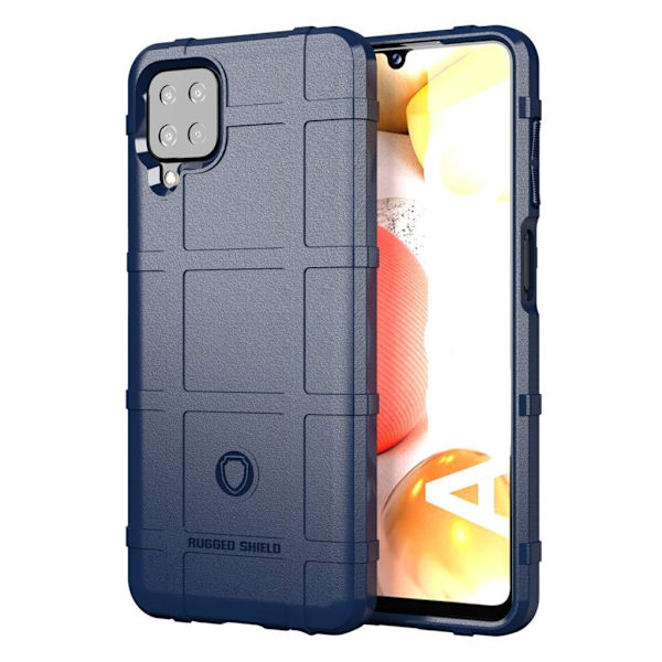 Rugged Shield Etui Samsung Galaxy A12 5G - Blå Blue
