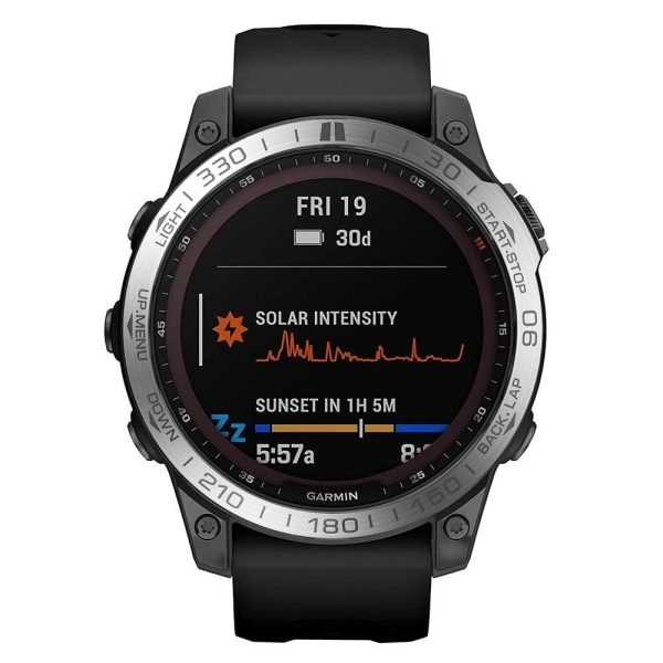 Garmin Fenix 7 metallring - Silver Silvergrå