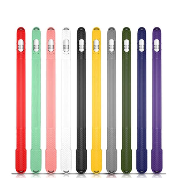 Silikonpennveske for Apple Pencil / Pencil 2 - Rød Red