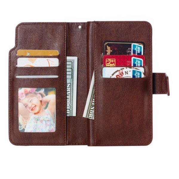 Crazy Horse Huawei P30 Pro læder flip etui - Brun Brown