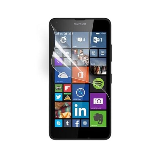 Microsoft Lumia 640 Näytönsuojalasi - Läpinäkyvä Transparent