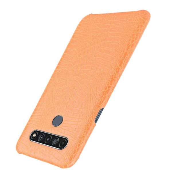 Croco Cover - LG K61 - Orange Orange