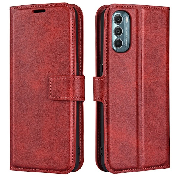 Motorola Moto G Stylus 5G (2022) nahkainen lompakokkotelo - Punainen Red