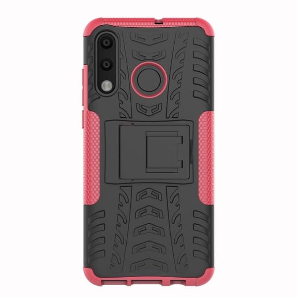 Huawei P30 Lite hybridfodral med coola däck - Ros Rosa