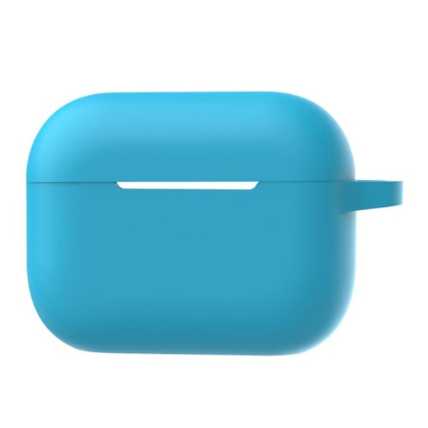 AirPods Pro 2 silicone case with ring buckle - Sky Blue Blå