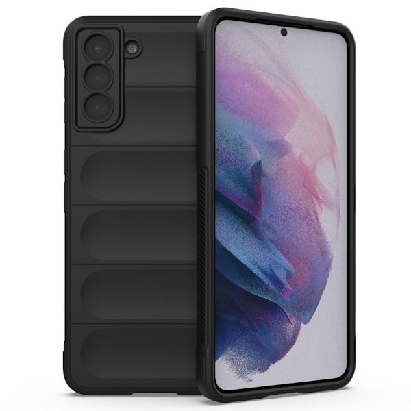 Pehmeä kahva muotoiltu kuori Samsung Galaxy S21 Plus 5G - Musta Black