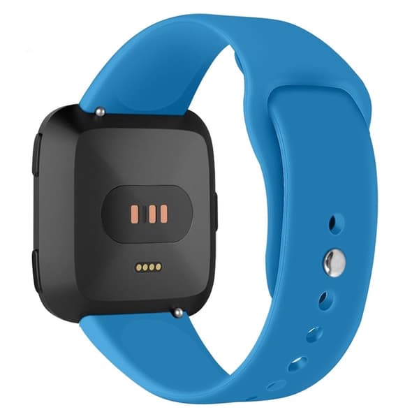 Fitbit Versa Lite Silikon Klokkereim - Størrelse: L / Blå Blue