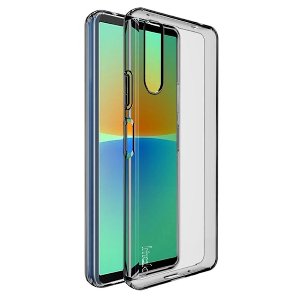 Imak UX-5 suojus Sony Xperia 10 IV:lle - Läpinäkyvä Musta Transparent