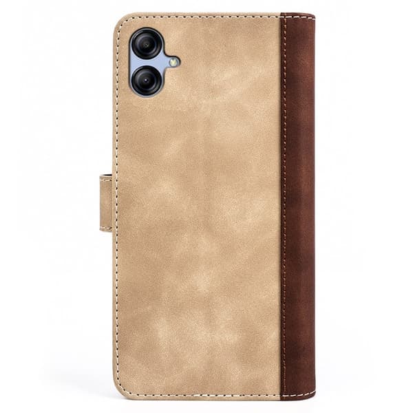 Tofarget lærdeksel for Samsung Galaxy A04e - Gul Yellow