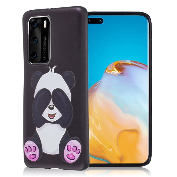 Imagine Huawei P40 Pro cover - Sød Panda Black