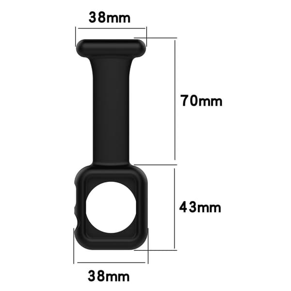 Apple Watch (41 mm) enkel klokkerem i silikon - Rød Red