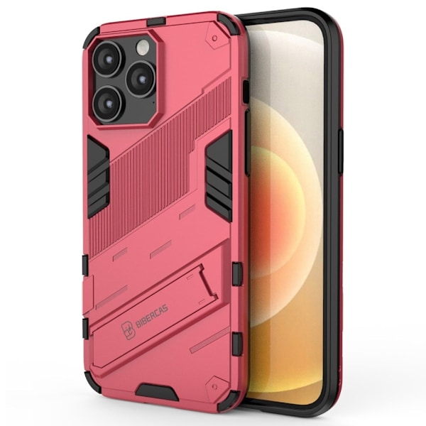 Shockproof Hybrid Deksel med A Modern Touch til iPhone 14 Pro - Rose Pink
