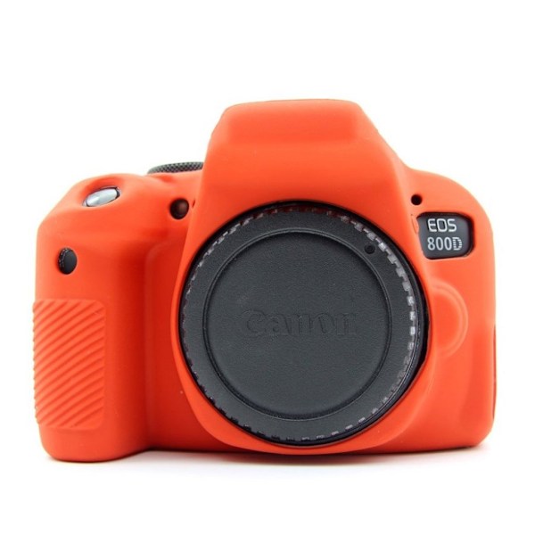 Canon EOS 80D blød silikone protecive etui - Rød Red