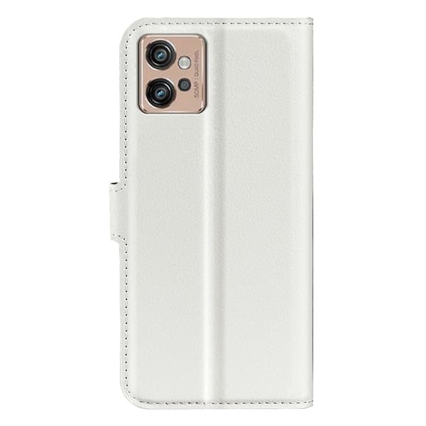 Classic Motorola Moto G32 Flippetui - Hvit White