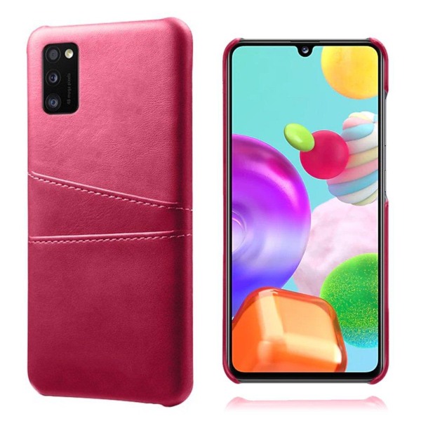 Dual Card Cover - Samsung Galaxy A41 - Rose Pink