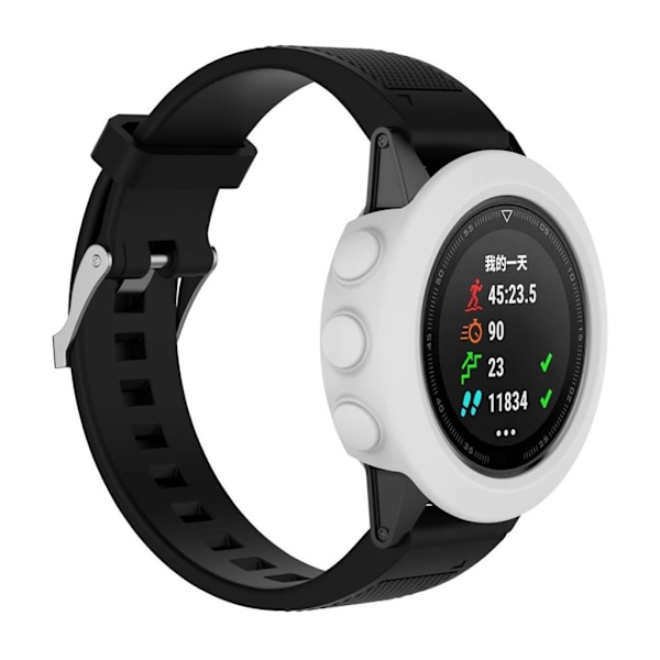 Garmin Fenix 5X Silikon ram - Vit Vit