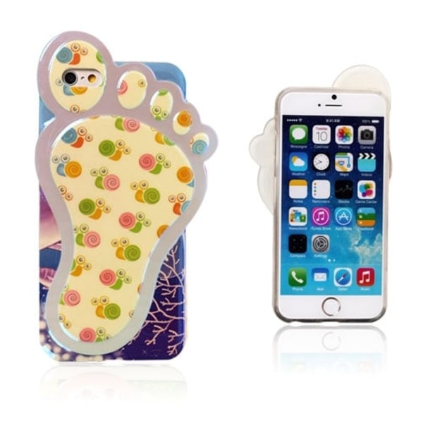 3D Foot (Søt snegler) iPhone 6 Deksel Multicolor