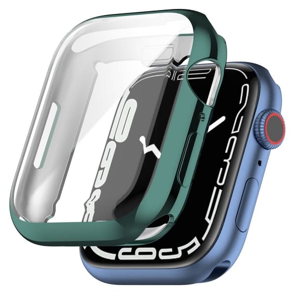 Apple Watch (45 mm) stilig TPU-deksel - Grønn Green