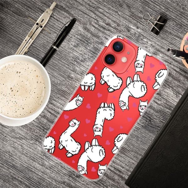 Deco iPhone 13 deksel - Hjerter Og Hjerter White