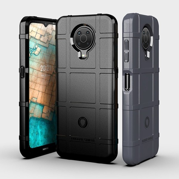 Rugged Shield Nokia G10 / Nokia G20 skal - Svart Svart