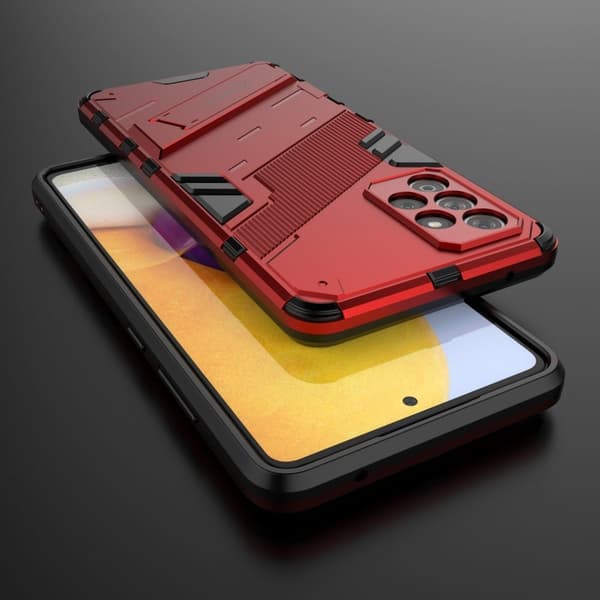 Støtsikkert hybriddeksel for Samsung Galaxy A72 5G - Rød Red