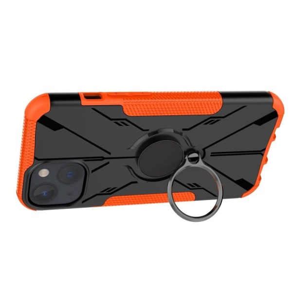 iPhone 13 mini 5,4 tommer Ring Kickstand Design Bumpresistent an Orange