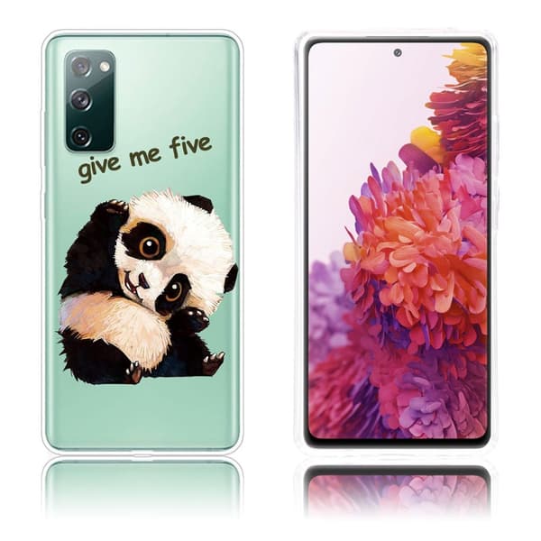 Deco Samsung Galaxy S20 FE 5G / Samsung Galaxy S20 FE kotelot - Söpö Panda White