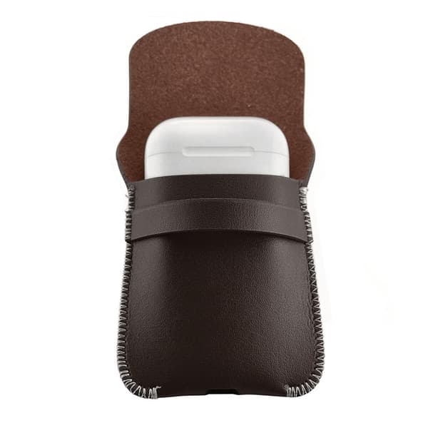 AirPods Pro komfortabel Lærveske - Brun Brown