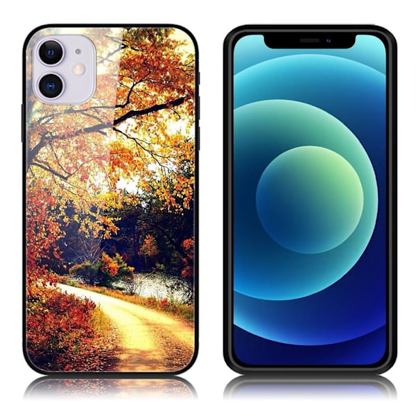 Fantasy iPhone 12 Mini skal - Landsväg Brun