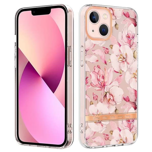 Super Slim og Holdbart Blødtcover til iPhone 15 - Hc005 Pink Gardenia Pink