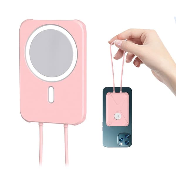 Apple MagSafe Charger deksel i silikon - Rosa Pink
