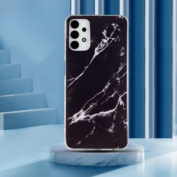 Marble Samsung Galaxy A13 4G Etui - Svart Black