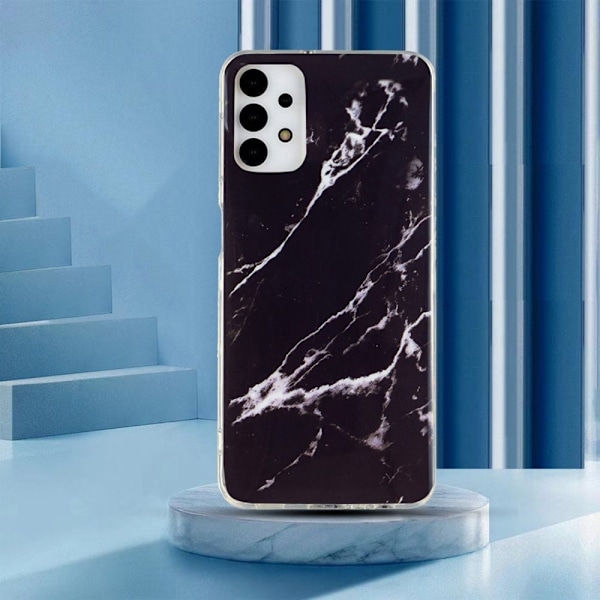 Marble Samsung Galaxy A13 4G Suojakotelo - Musta Black