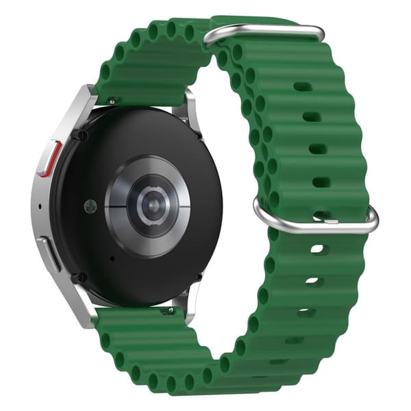 22 mm universal klockarmband i silikon - Grön Grön