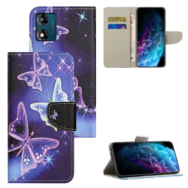 Wonderland Motorola Moto E13 fodral -Lila Lila