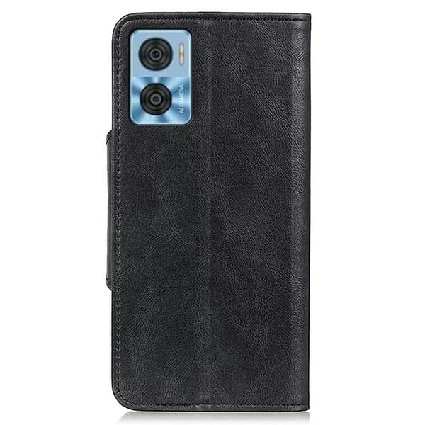 Alpha Motorola Moto E22i / E22 Flippetui - Svart Black