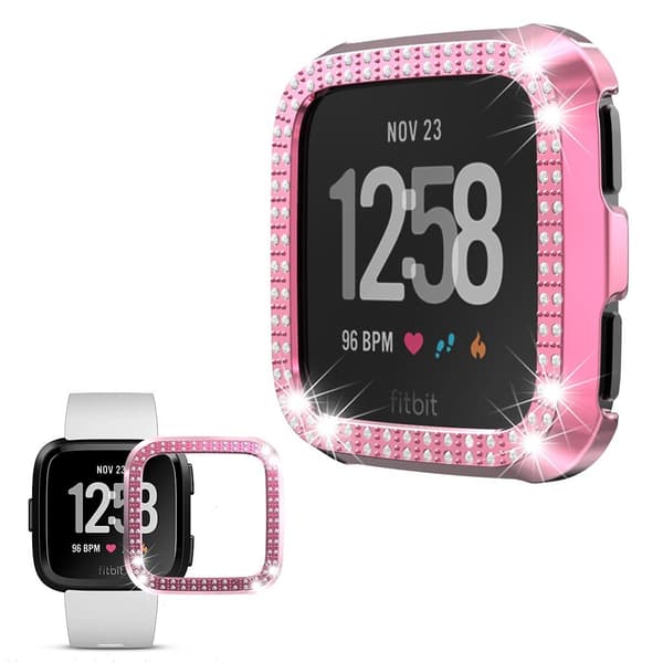 Fitbit Versa cool rombisk ram - Rosa Rosa